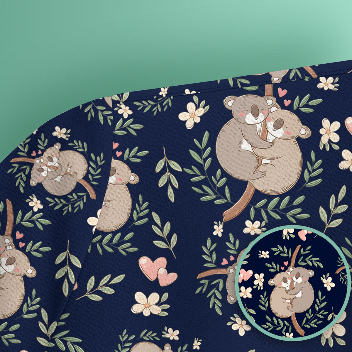 Koala Love Nurse Scrub Top