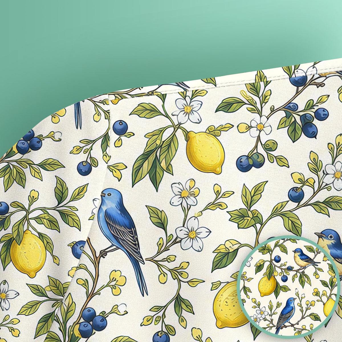 Bluebird Lemon Blossom Nurse Scrub Top