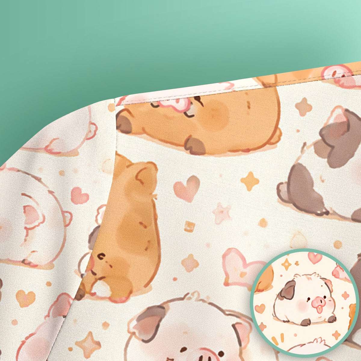 Chubby Pig Nurse Scrub Top