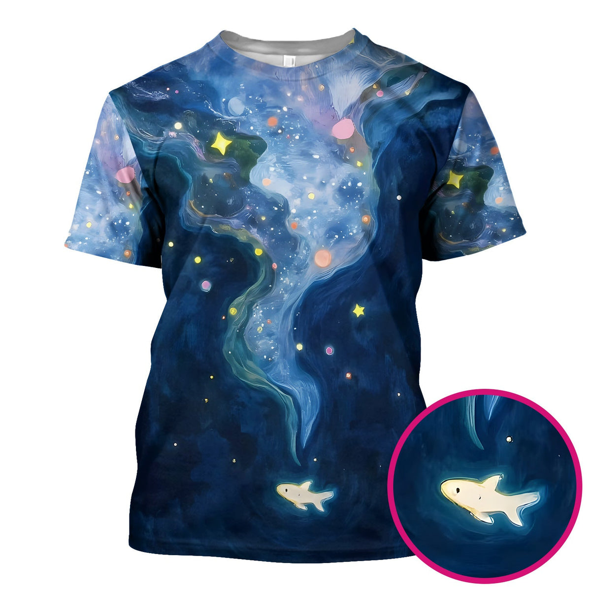 Marine Life Shark Nurse Scrub Top