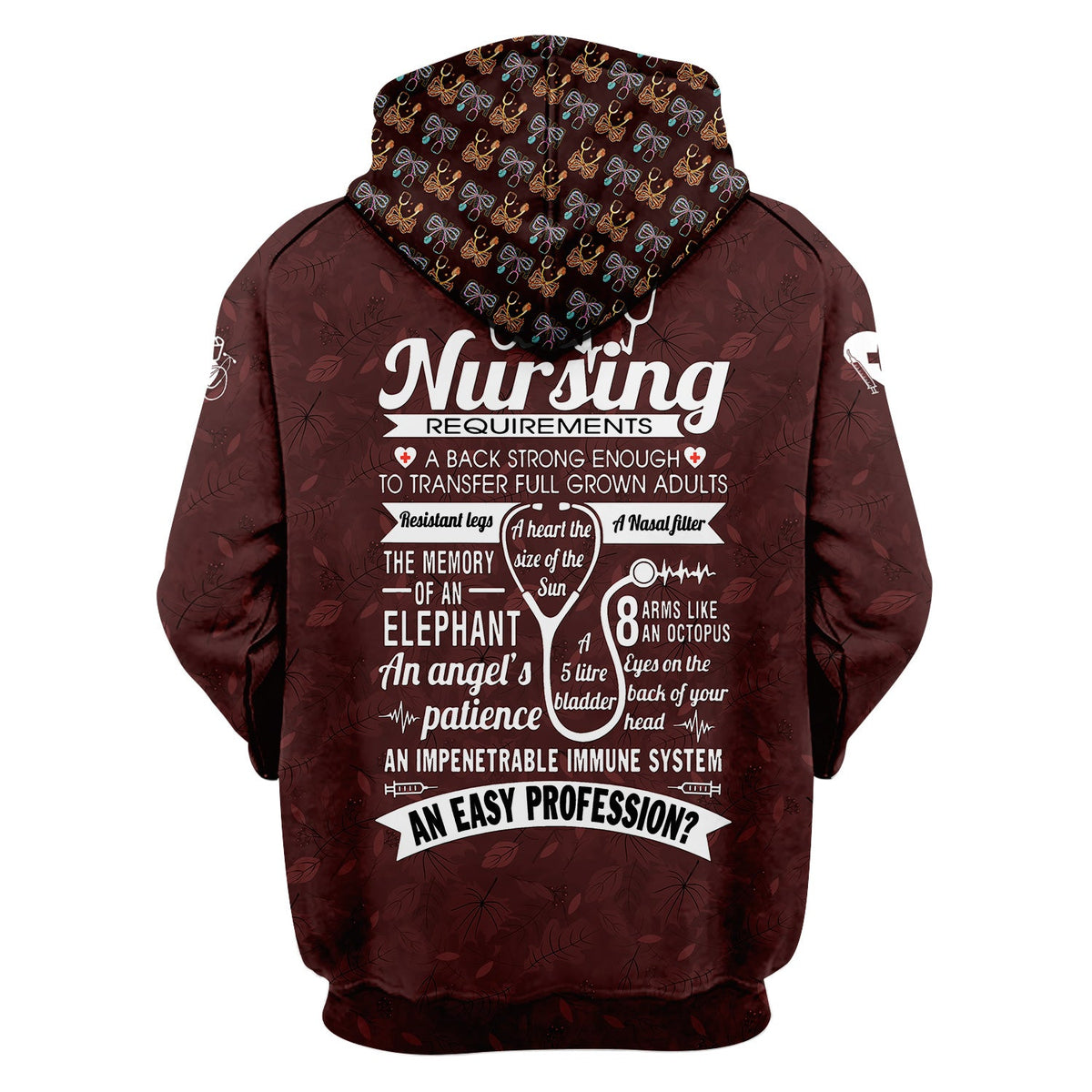 Personalized Nursing Requirements Scrub Top