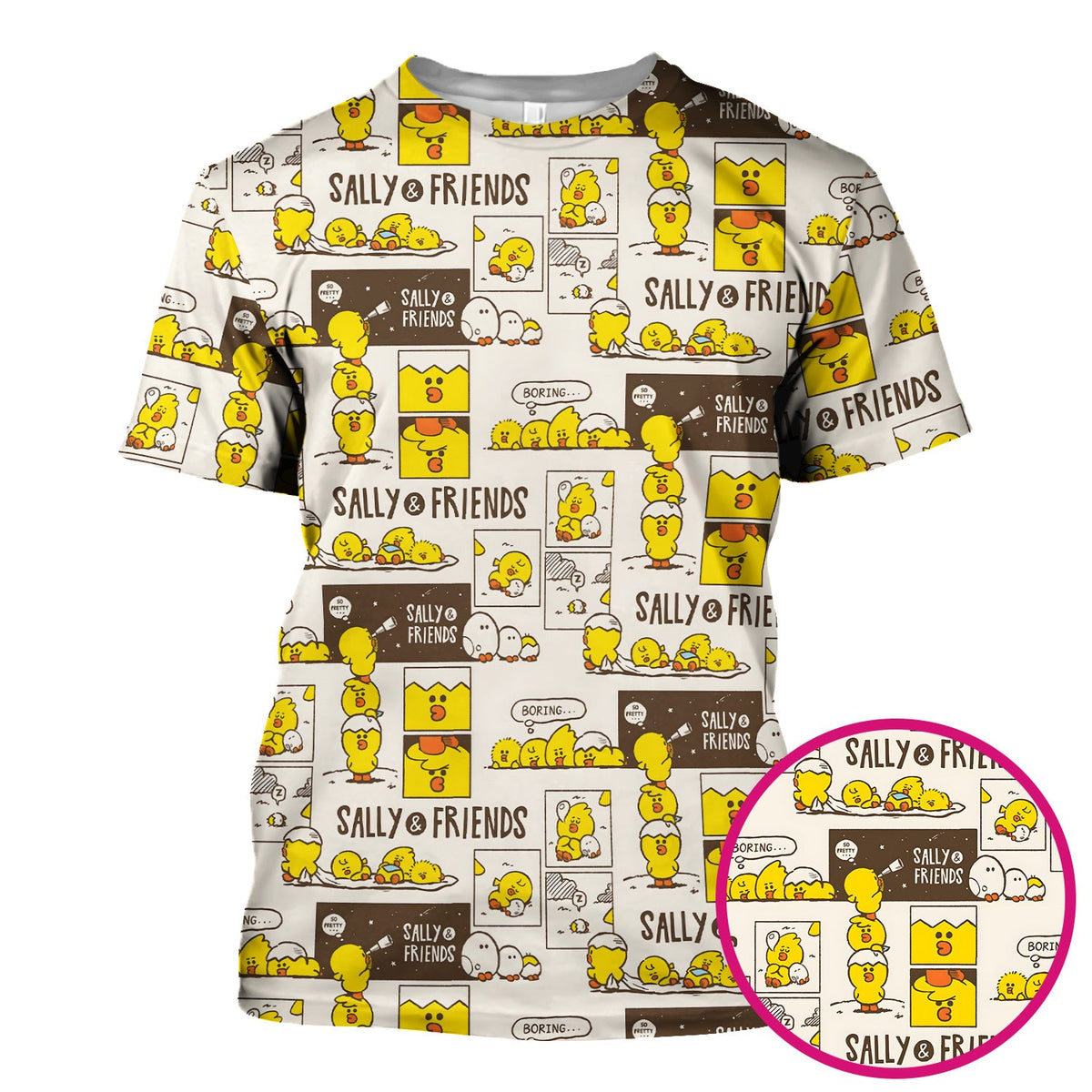 Chick Comic Nurse Scrub Top
