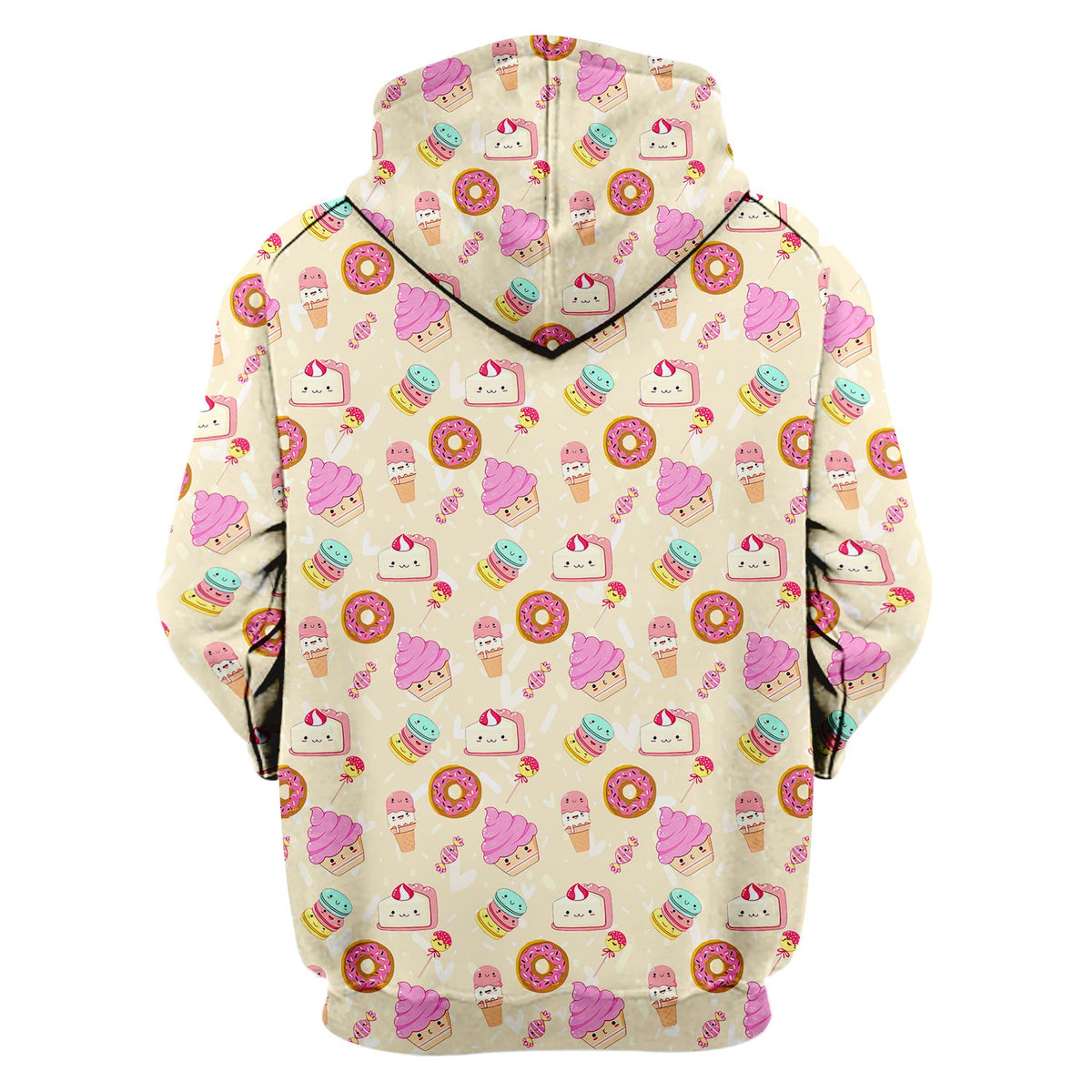 Donut Ice Cream Nurse Scrub Top