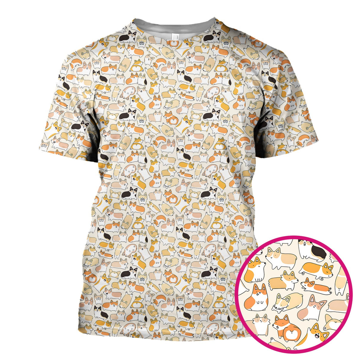 Corgi Nurse Scrub Top