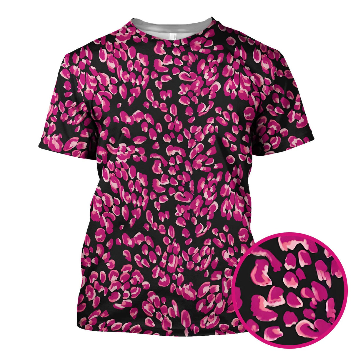 Falling Pink Rose Petals Nurse Scrub Top