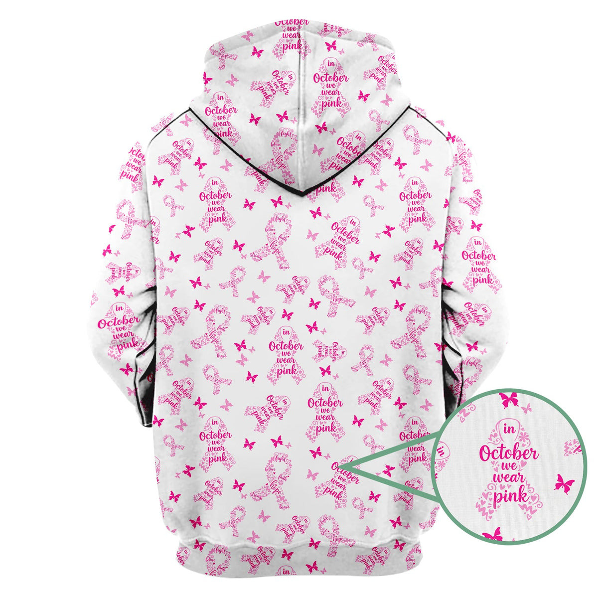 Personalized Breast Cancer Awareness Nurse Scrub Top