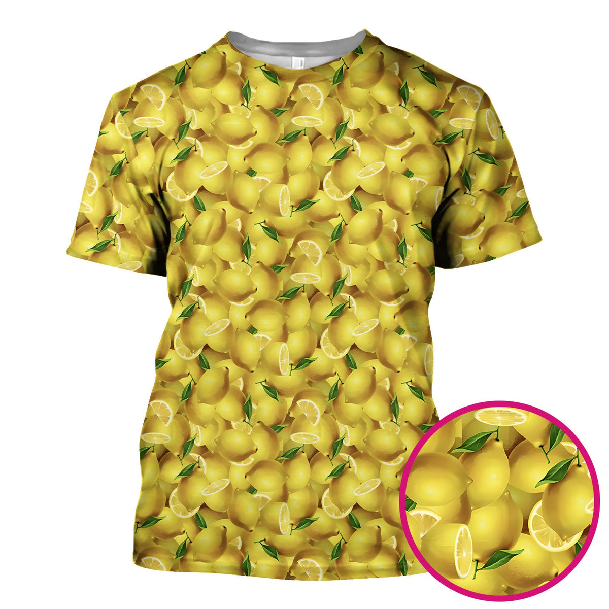 Fresh Lemon Nurse Scrub Top