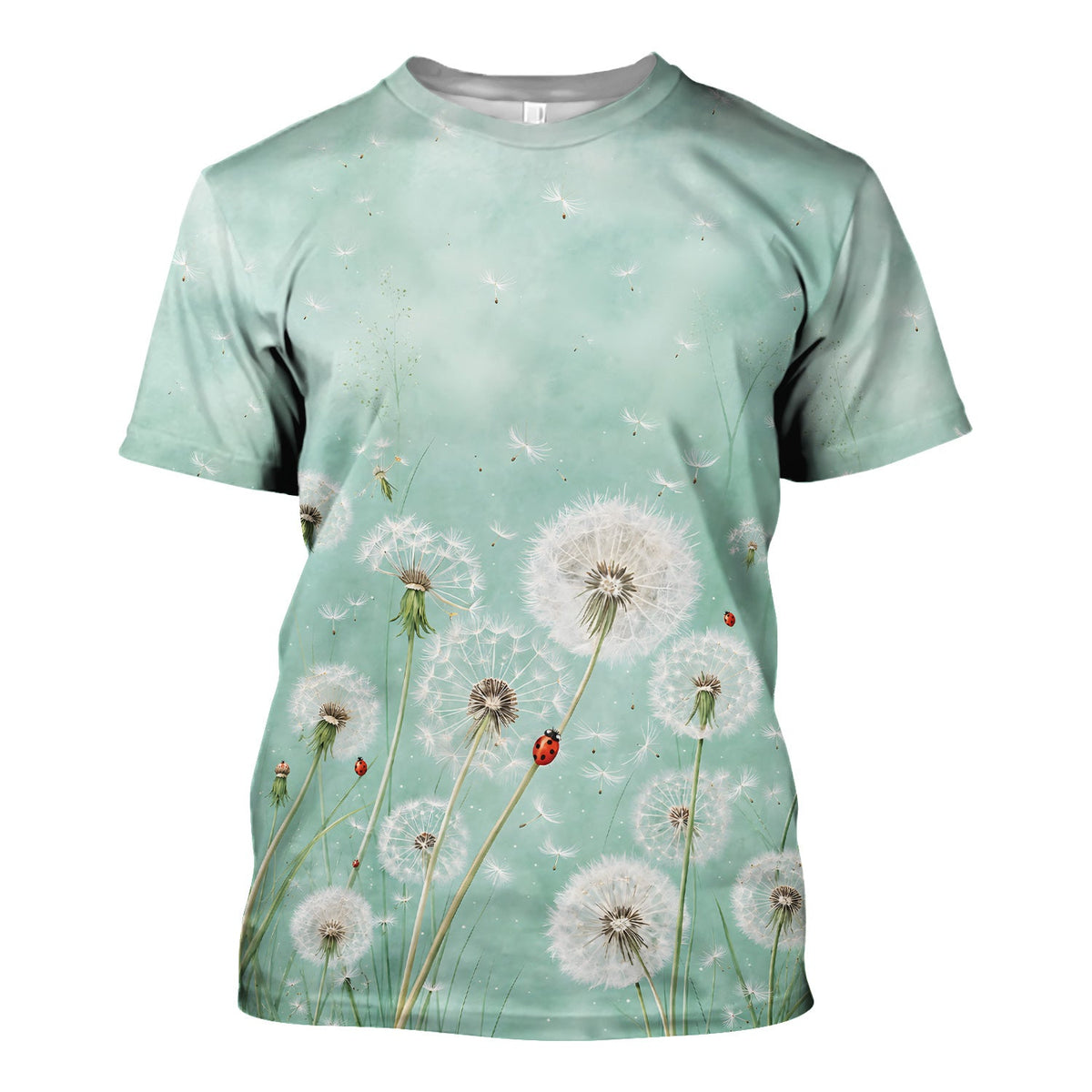 Dandelion Wishes Ladybug Nurse Scrub Top
