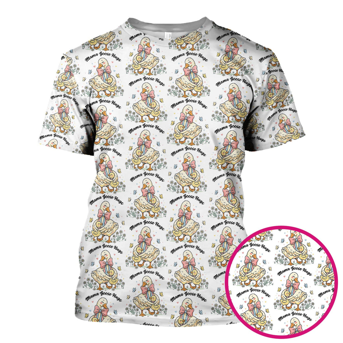Mama Goose Hug Nurse Scrub Top