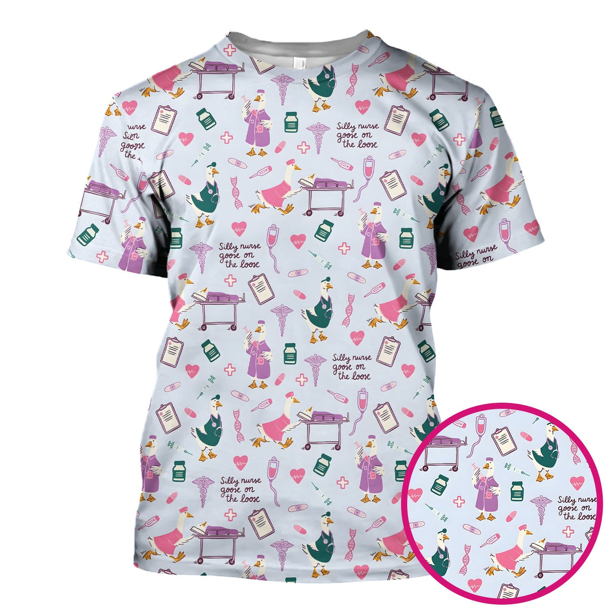 Goose Medical Humor Tools Nurse Scrub Top