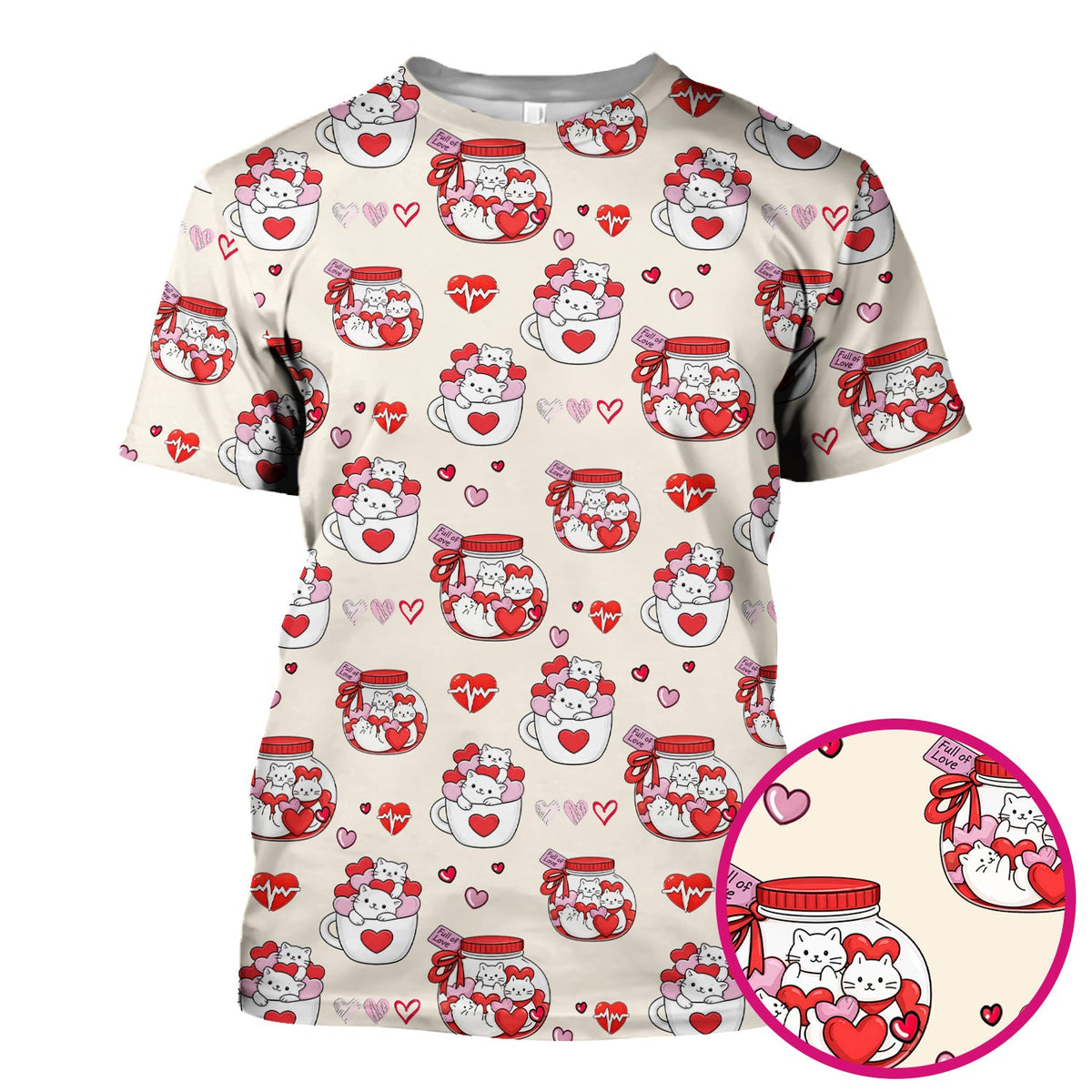 Cat Nurse Scrub Top - Valentines Day Gift