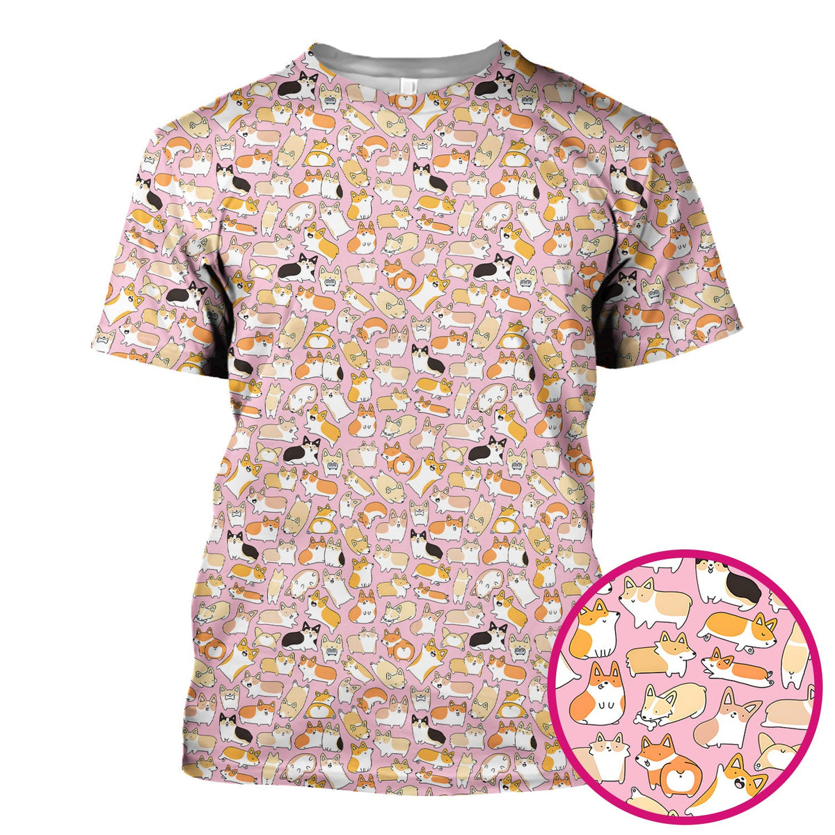 Corgi Nurse Scrub Top