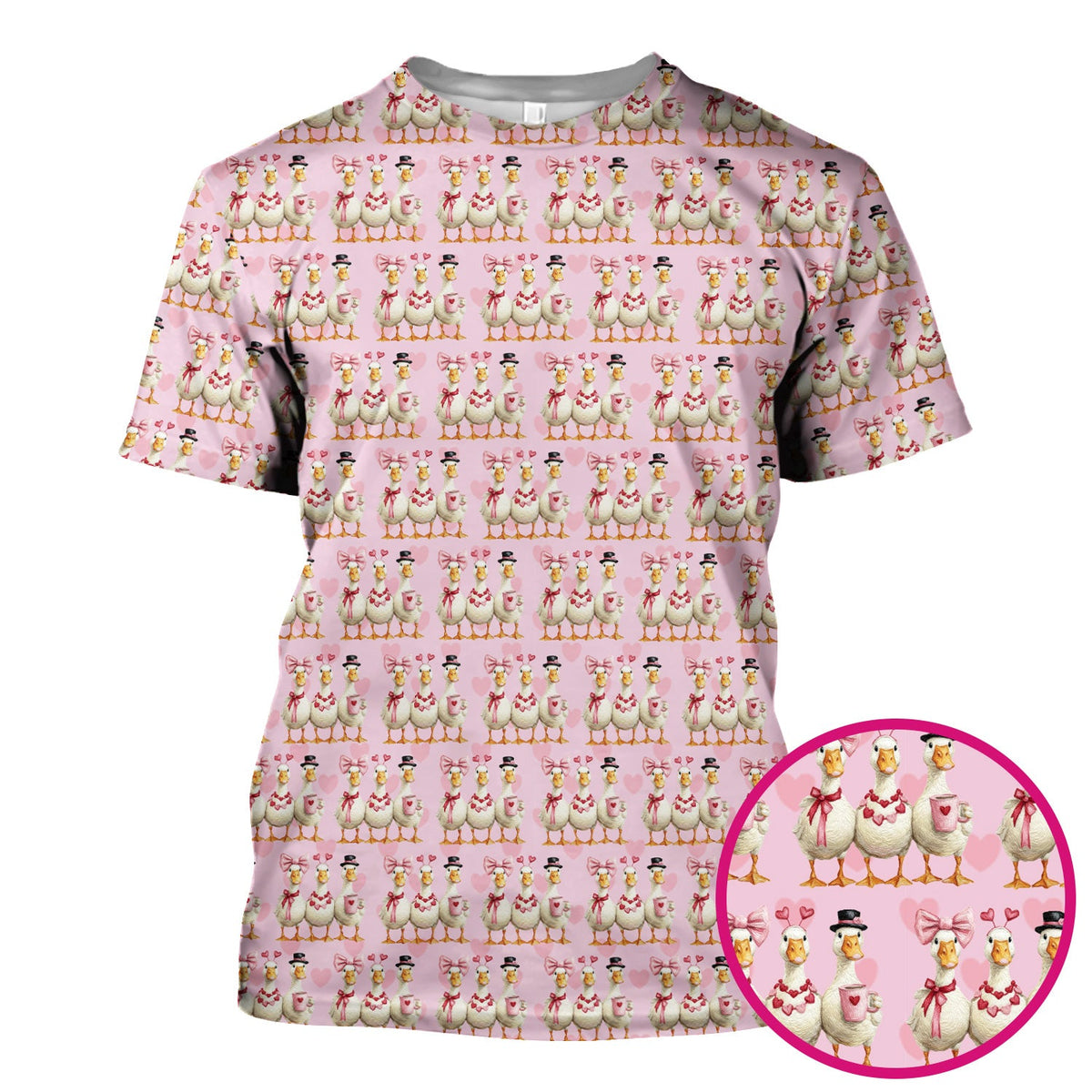 Goose Heart Nurse Scrub Top - Valentines Day Gift