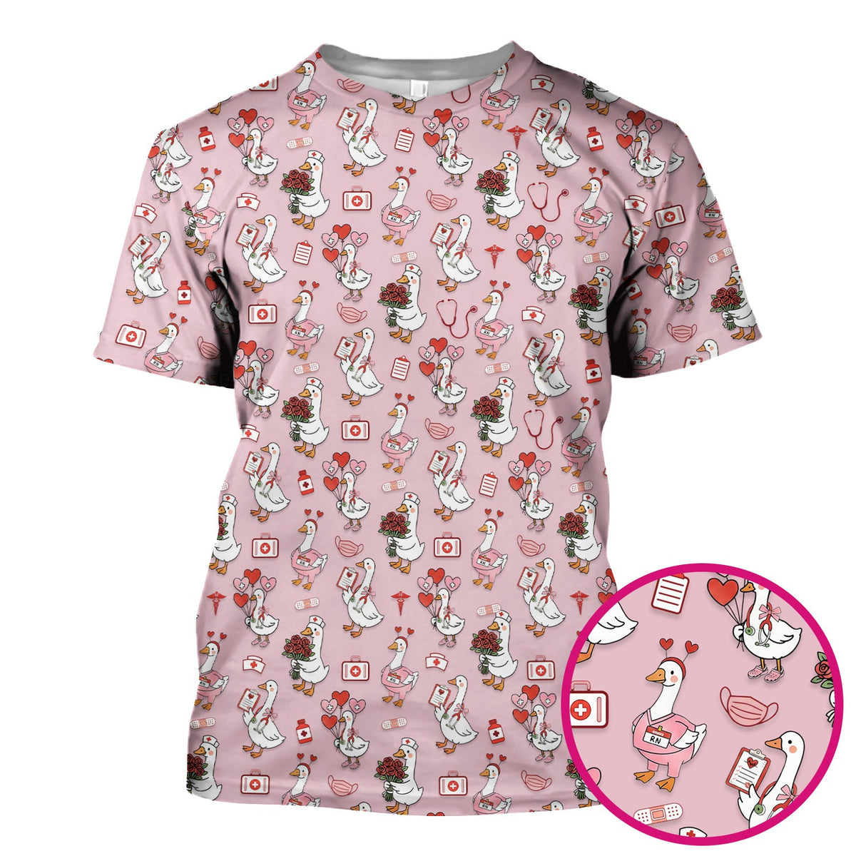 Goose Medical Nurse Scrub Top