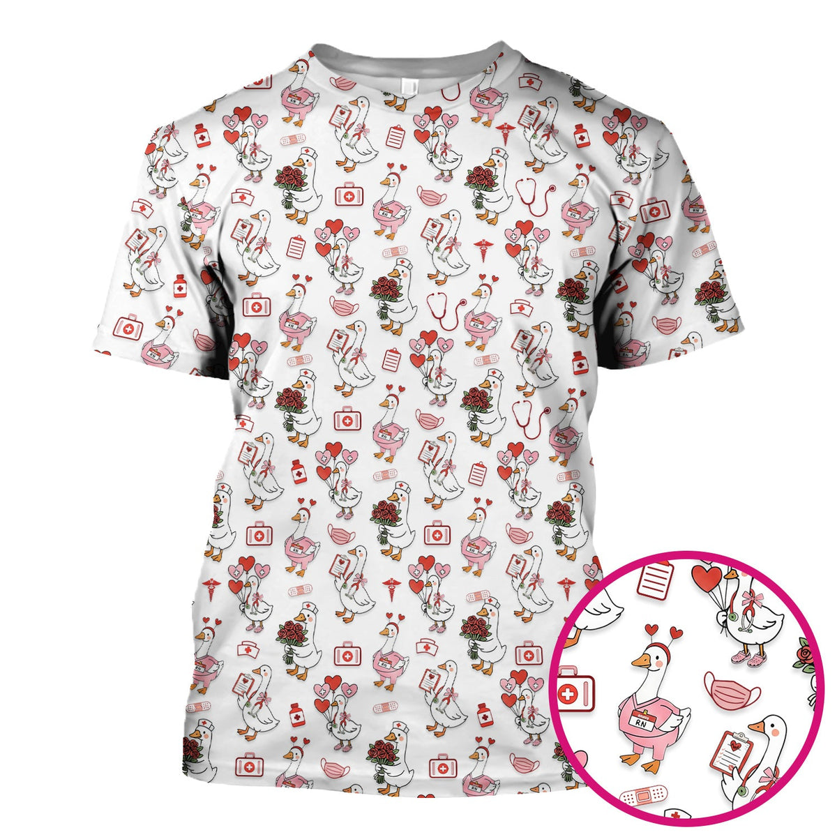 Goose Medical Nurse Scrub Top