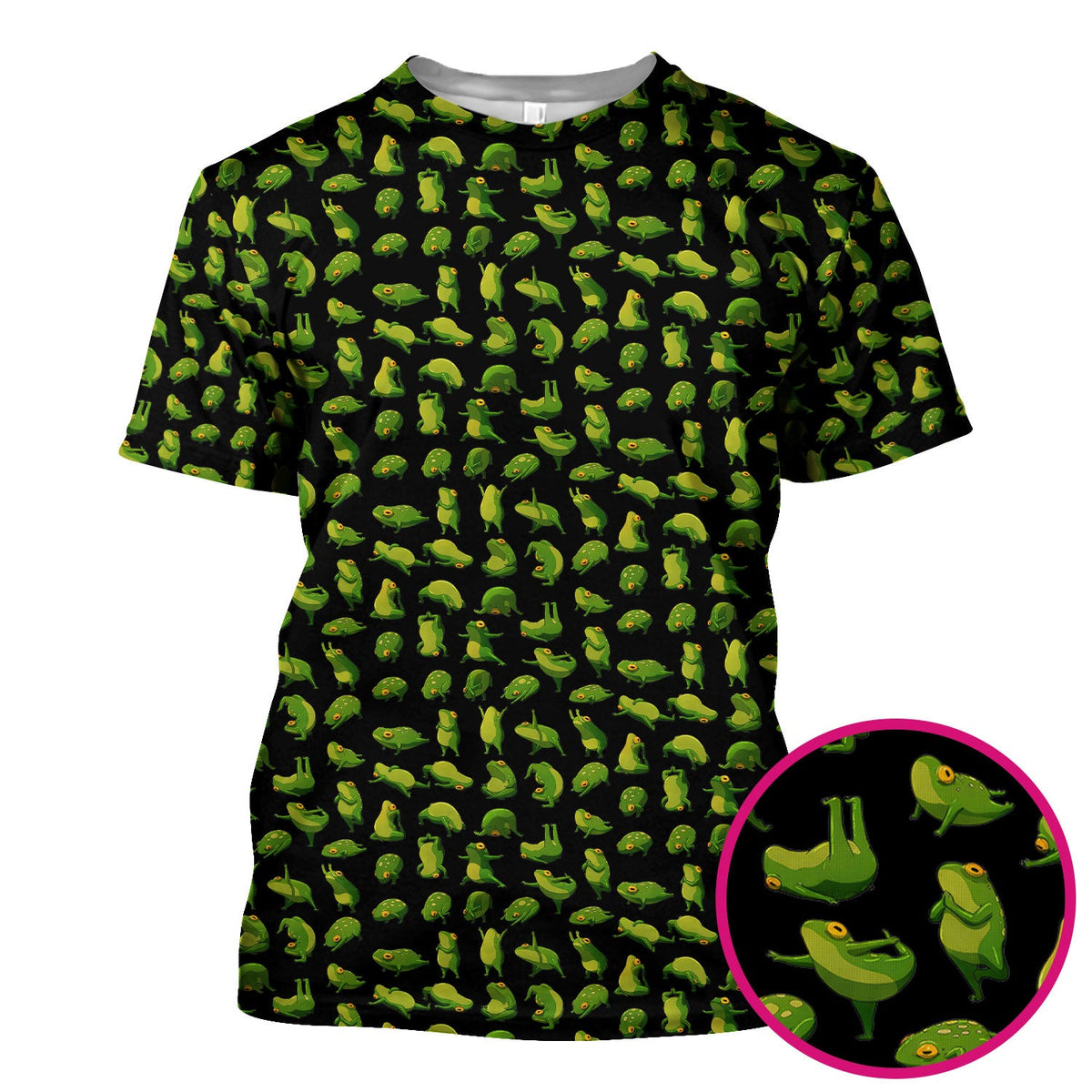 Frog Cartoon Nurse Scrub Top