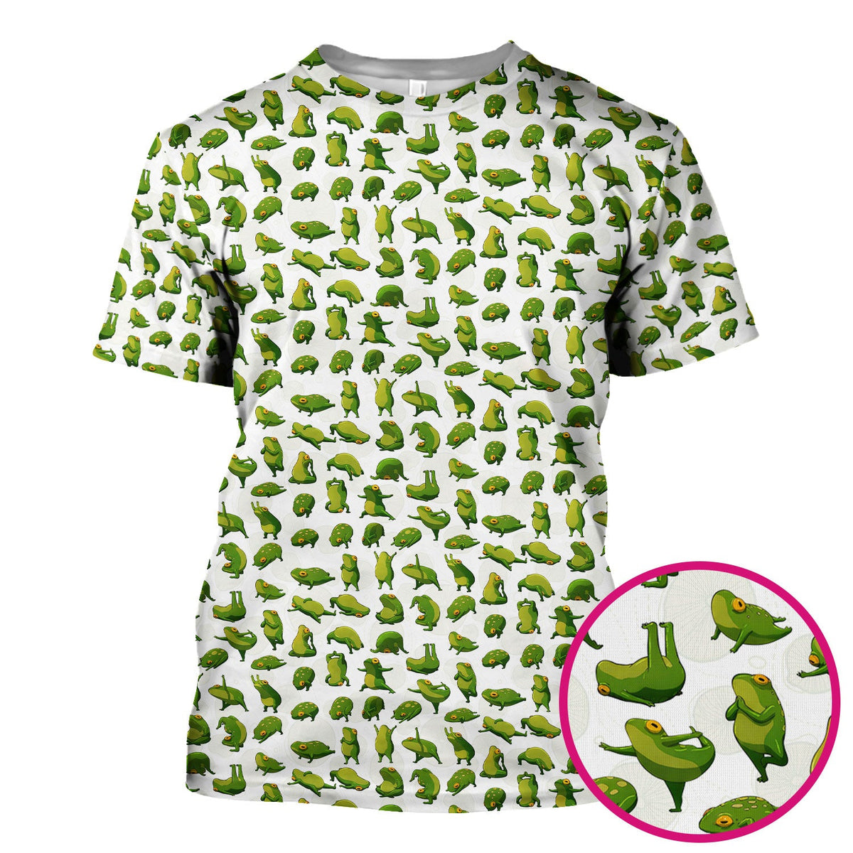 Frog Cartoon Nurse Scrub Top