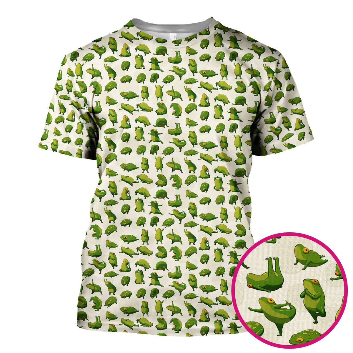 Frog Cartoon Nurse Scrub Top