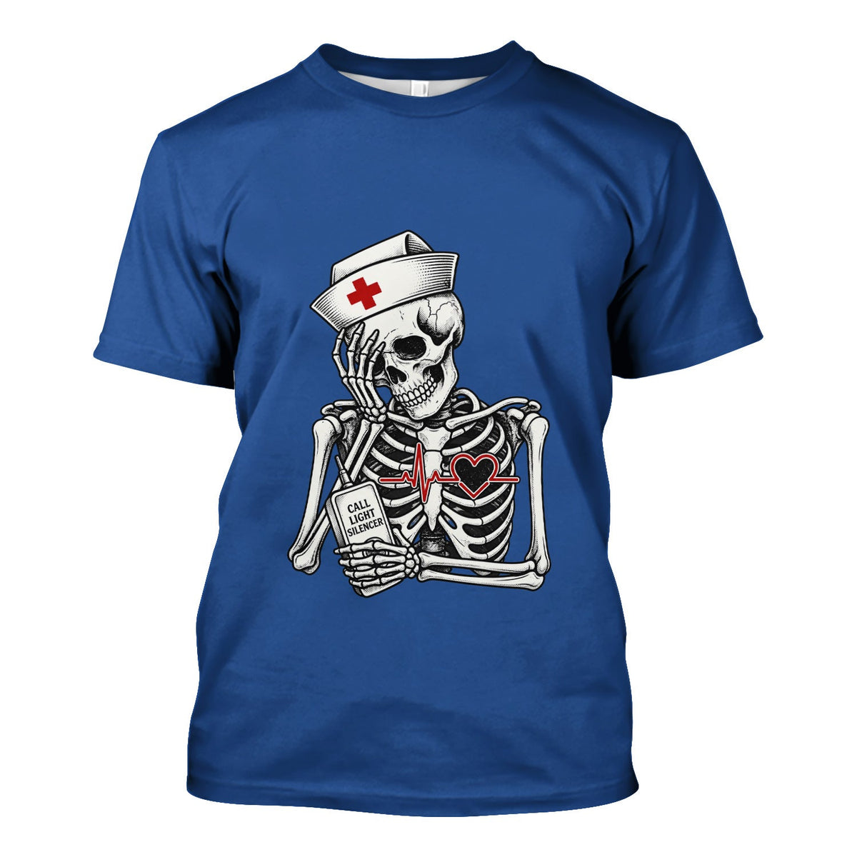 Call Light Silencer Skeleton Nurse Shirt
