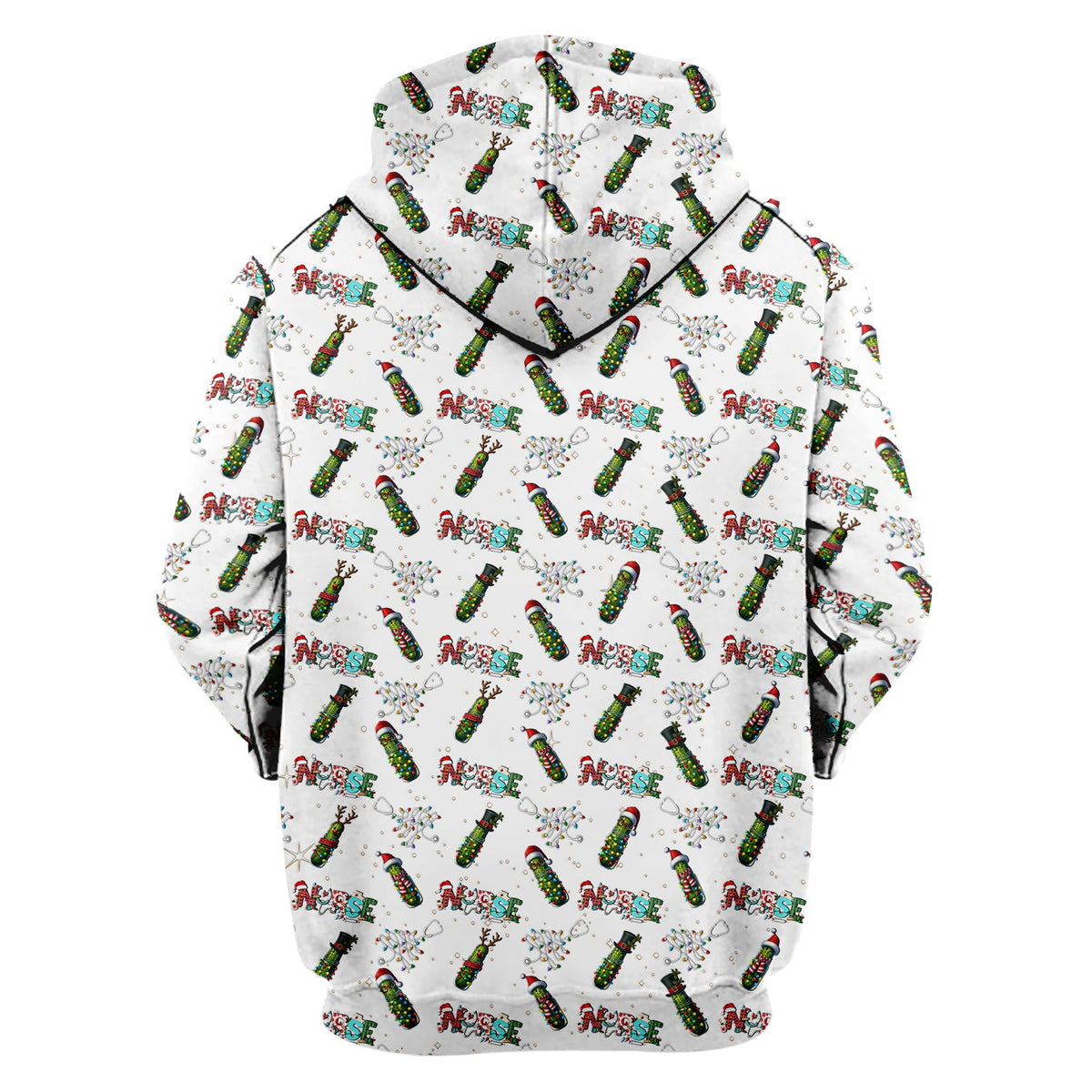 Christmas Pickle Nurse Scrub Top