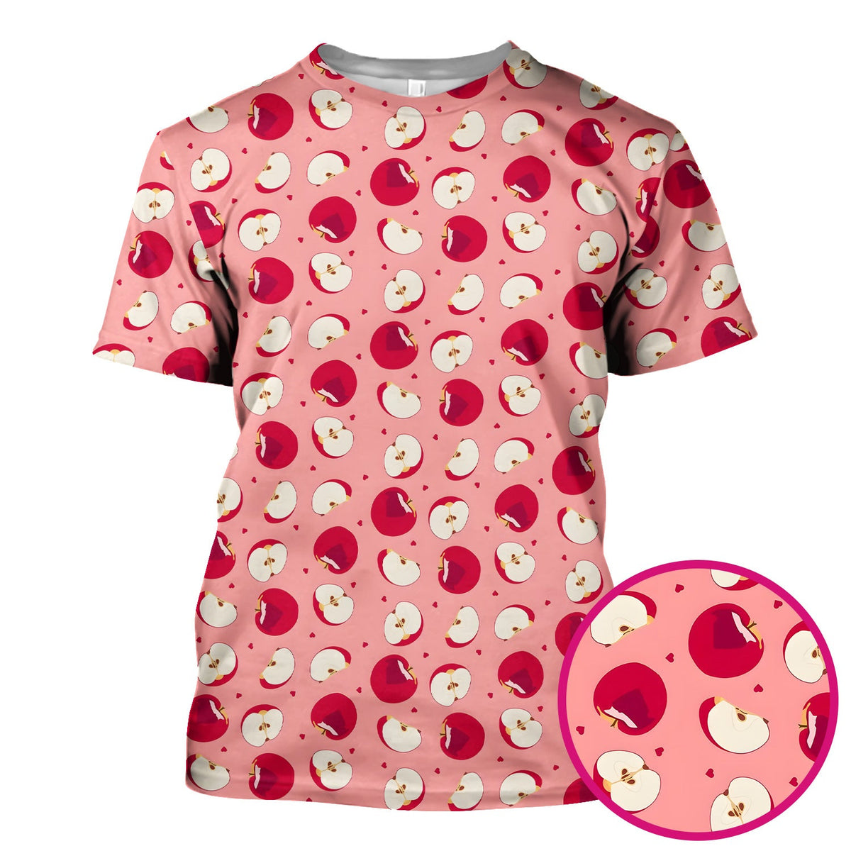 Red Apple Nurse Scrub Top