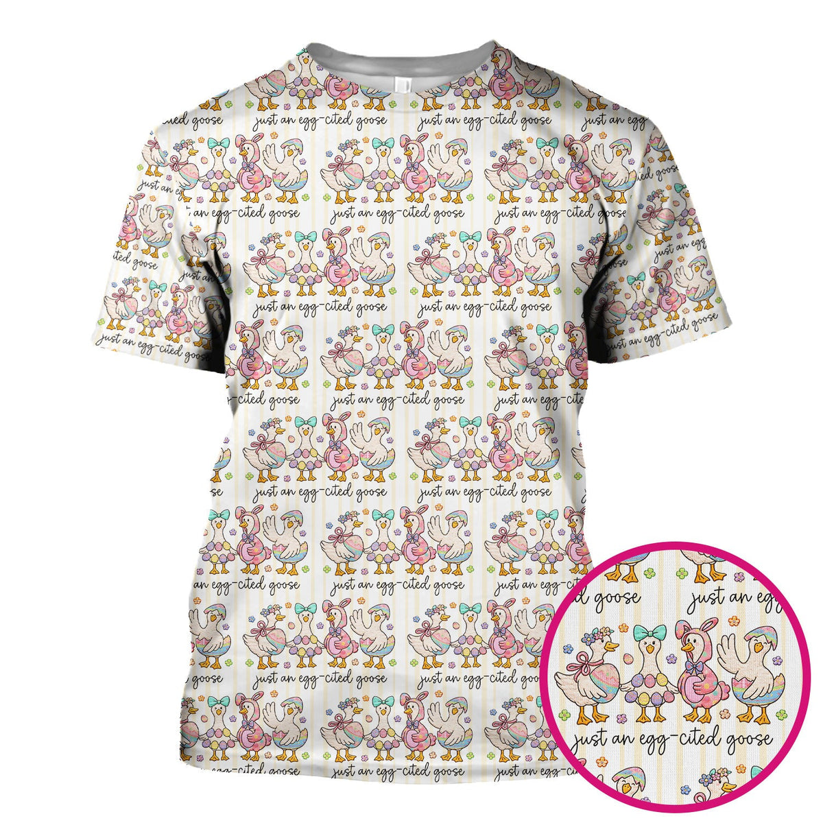 Easter Goose Egg Nurse Scrub Top