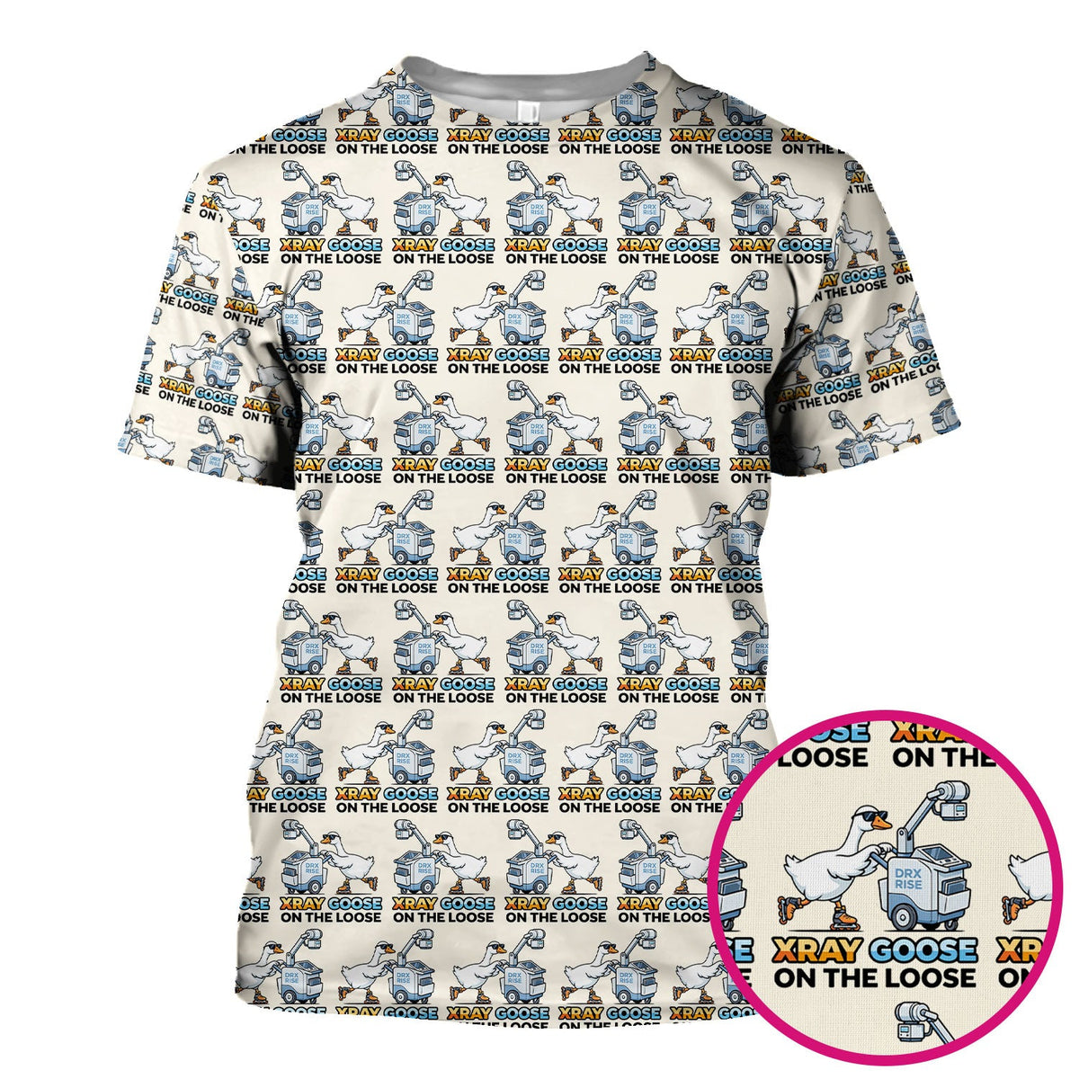 Xray Goose On The Loose Nurse Scrub Top