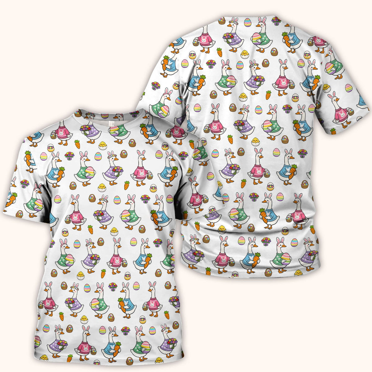 Easter Goose Nurse Scrub Top