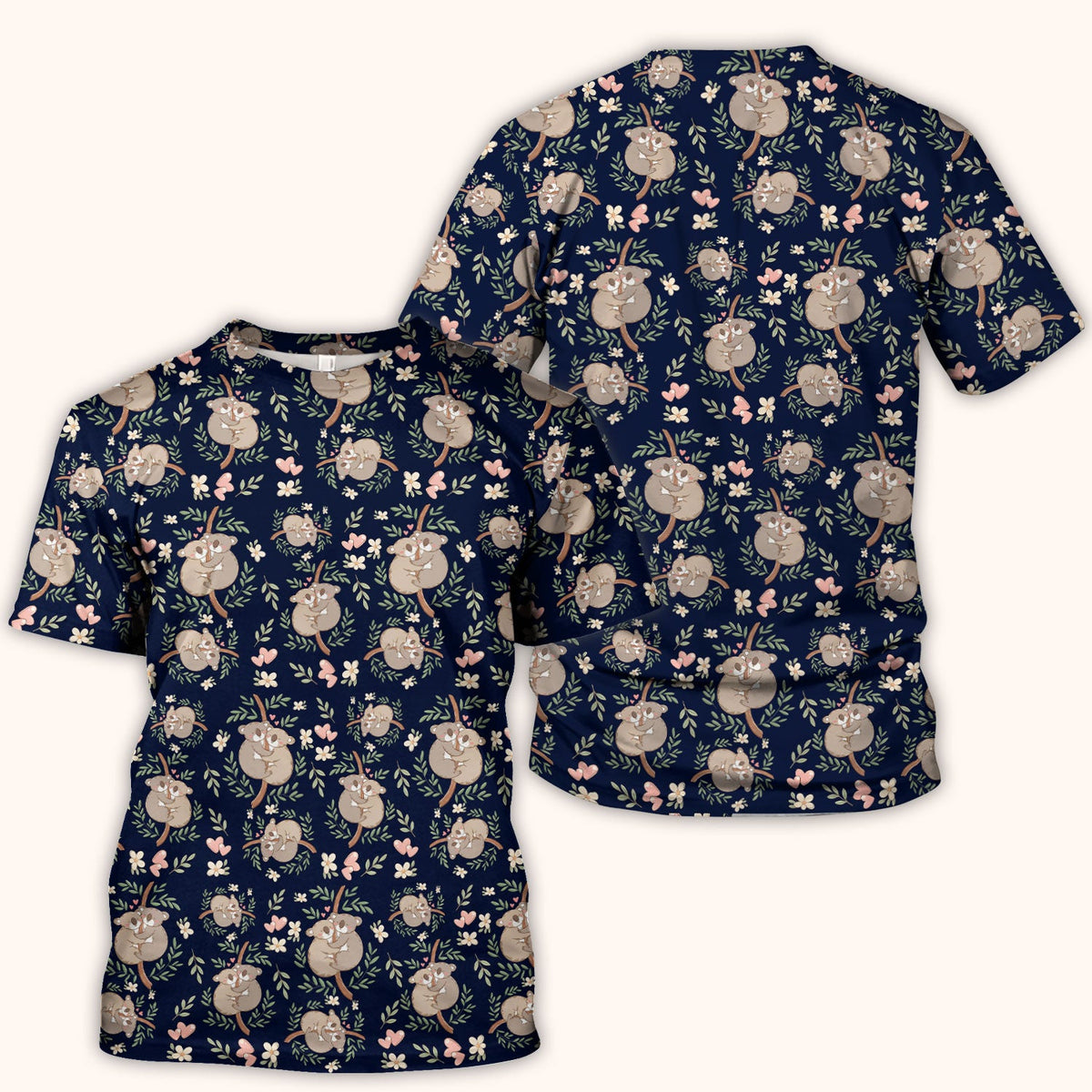 Koala Love Nurse Scrub Top