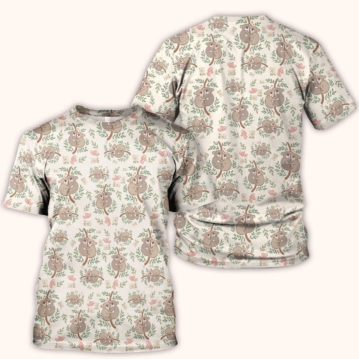 Koala Love Nurse Scrub Top