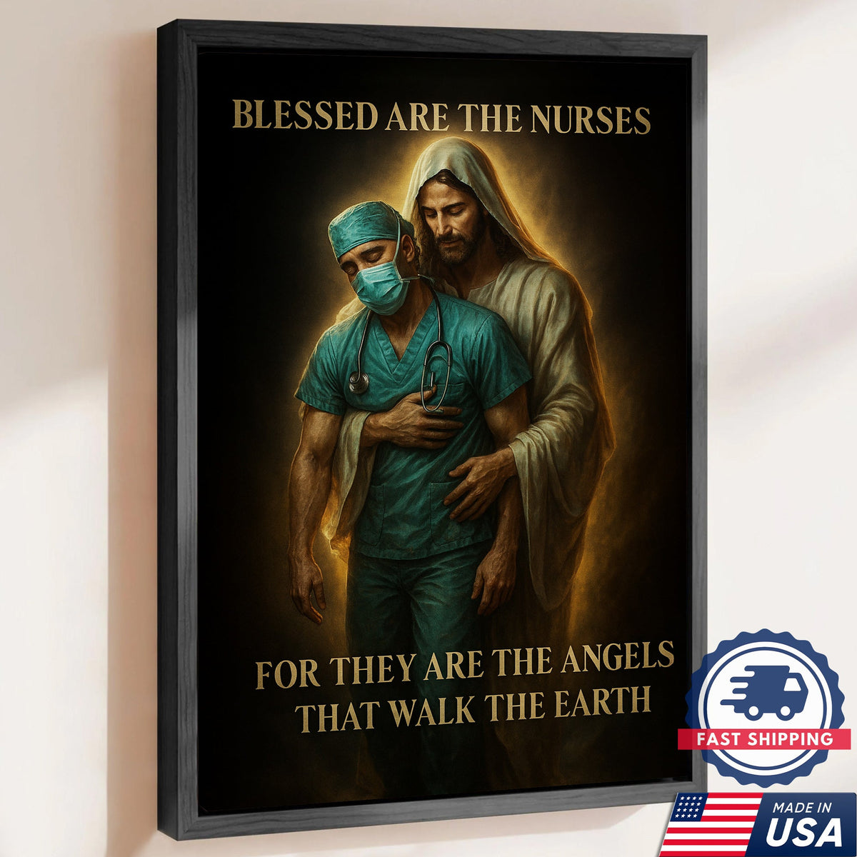 Blessed Are The Nurses Canvas