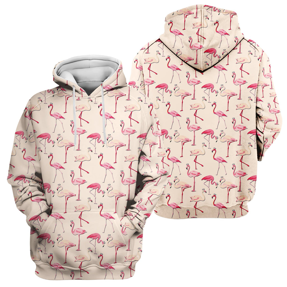 Flamingo Nurse Scrub Top