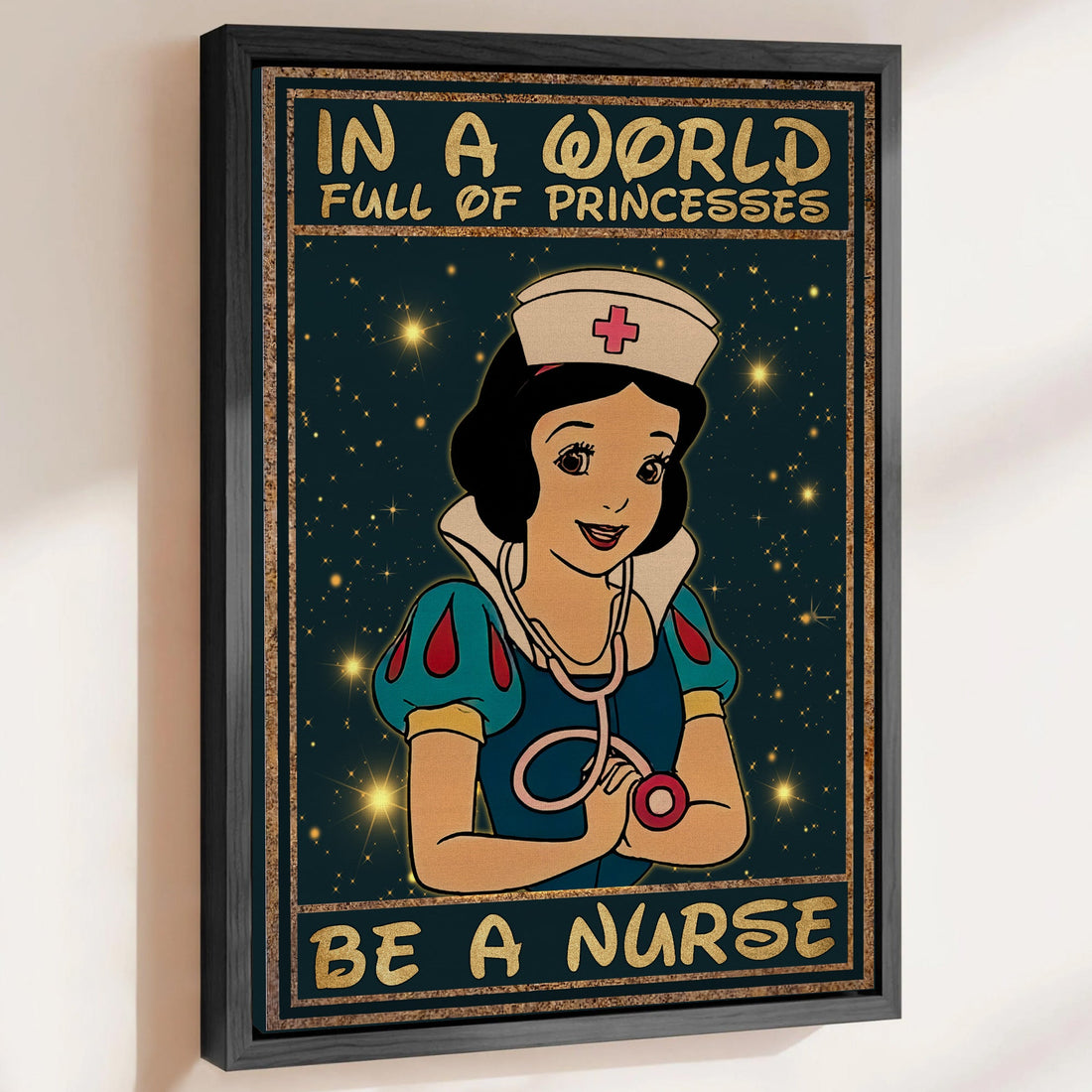 Princess Quote Nurse Canvas