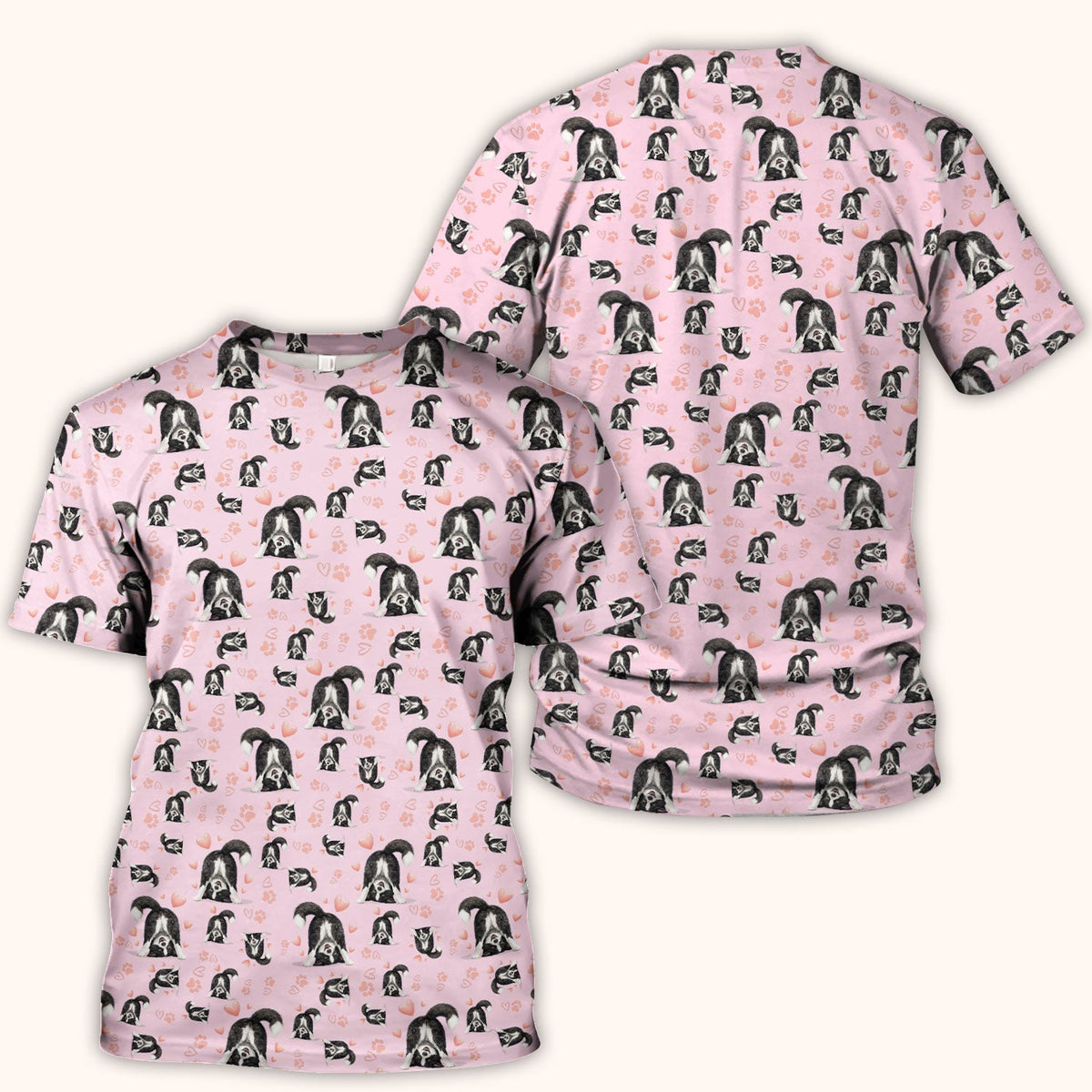 Puppy Heart Nurse Scrub Top