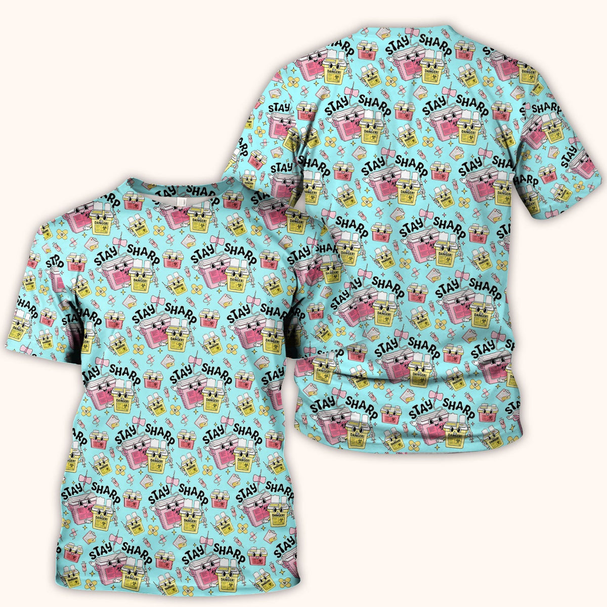 Stay Sharp Nurse Scrub Top