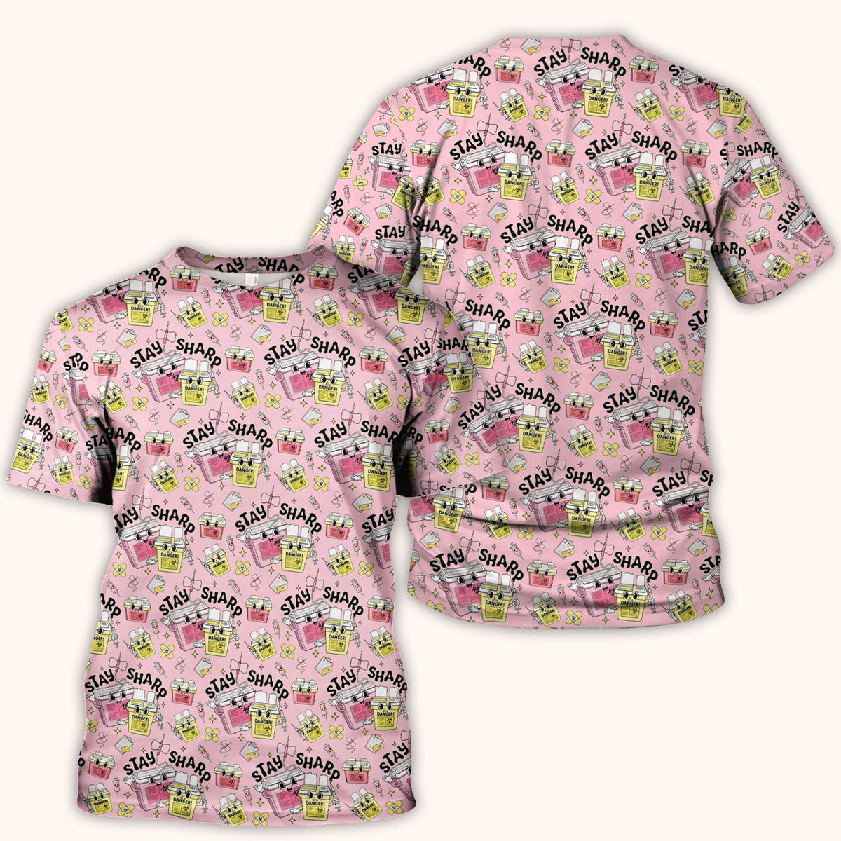 Stay Sharp Nurse Scrub Top