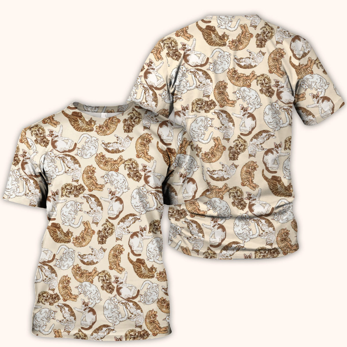 Lazy Cat Nap Nurse Scrub Top