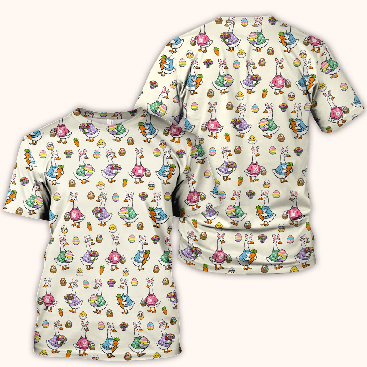 Easter Goose Nurse Scrub Top