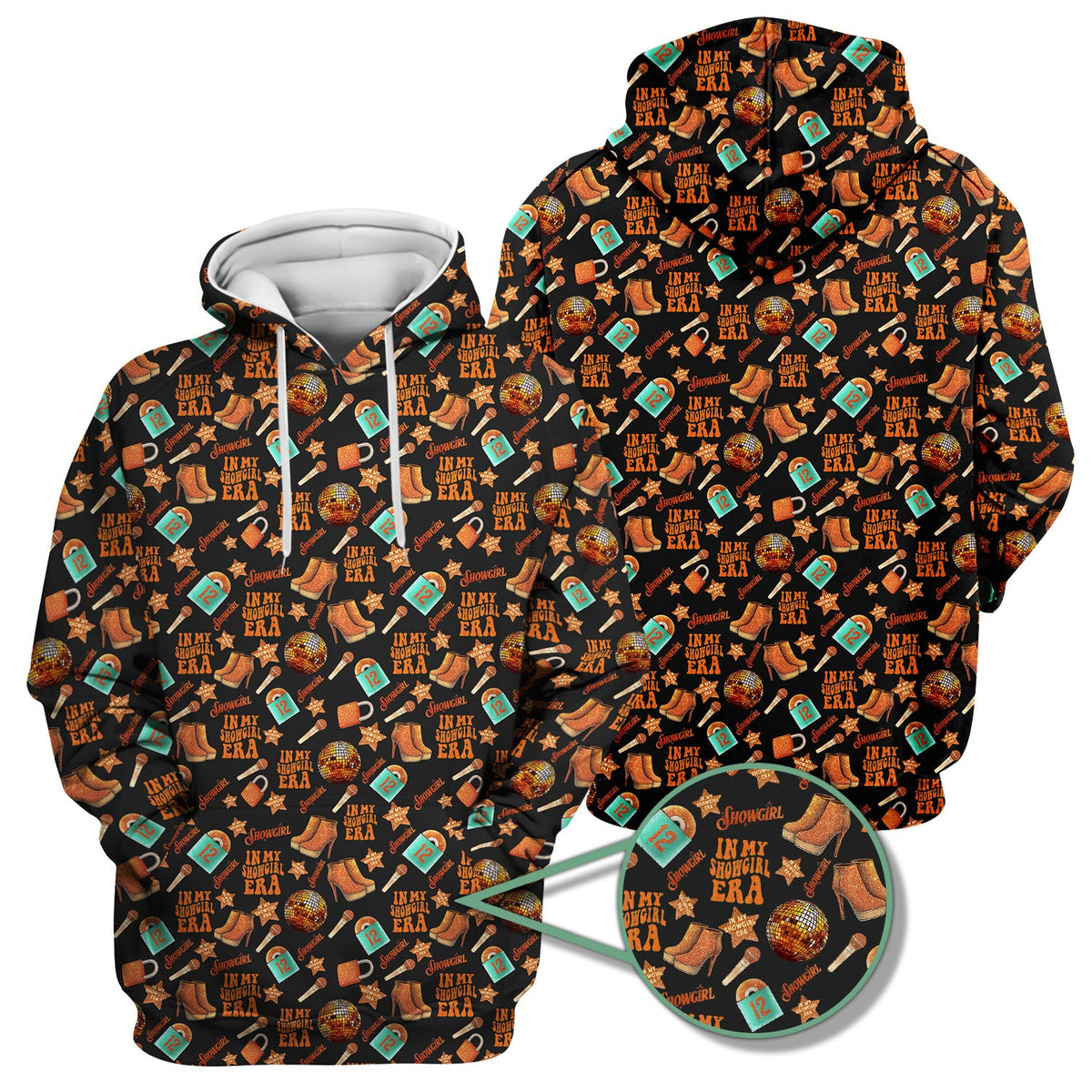 Showgirl Orange Graphic Nurse Shirt