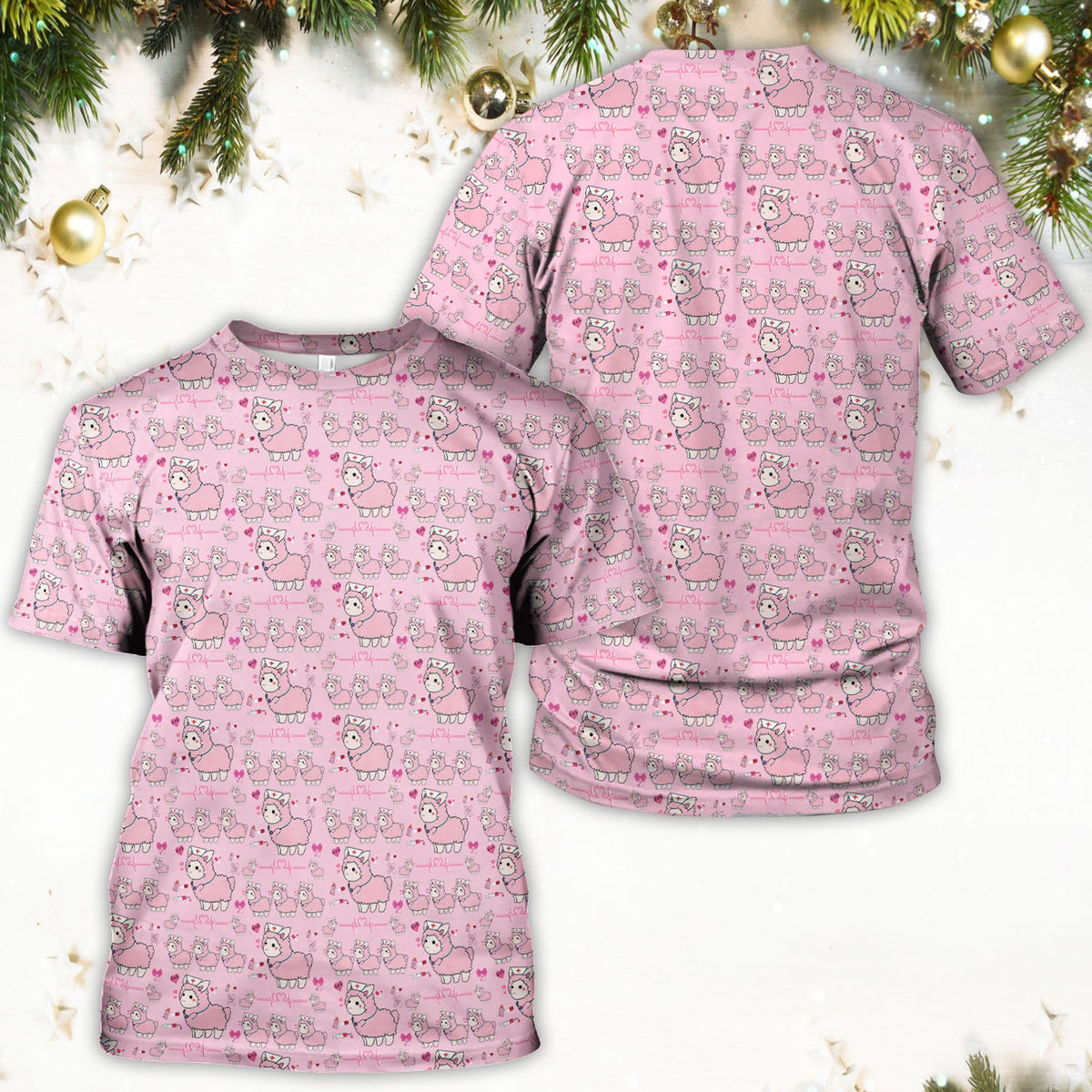 Llama Ain't Got Time For Your Drama Nurse Scrub Top