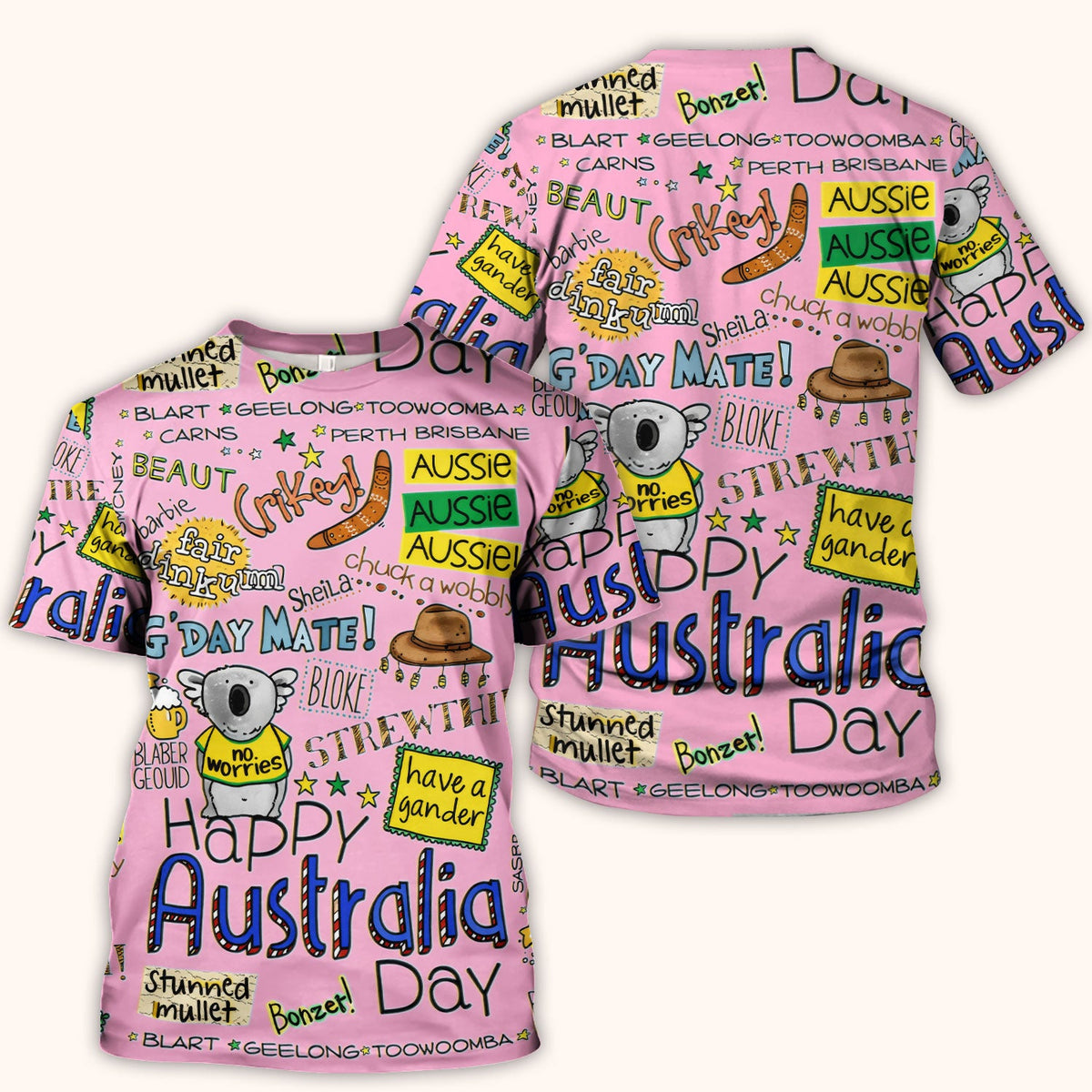 Koala Australia Nurse Scrub Top