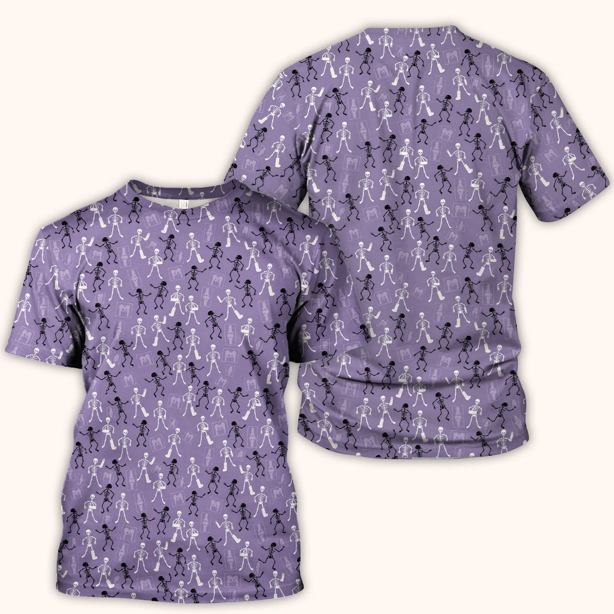 Orthopedic Skeleton Nurse Scrub Top - Halloween Gift