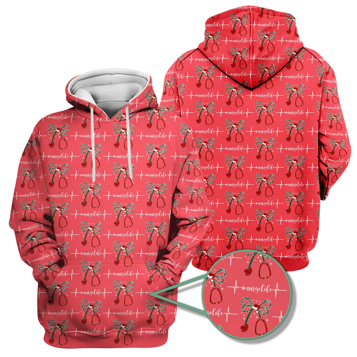 Stethoscope Heartbeat Nurse Shirt - Christmas Gift
