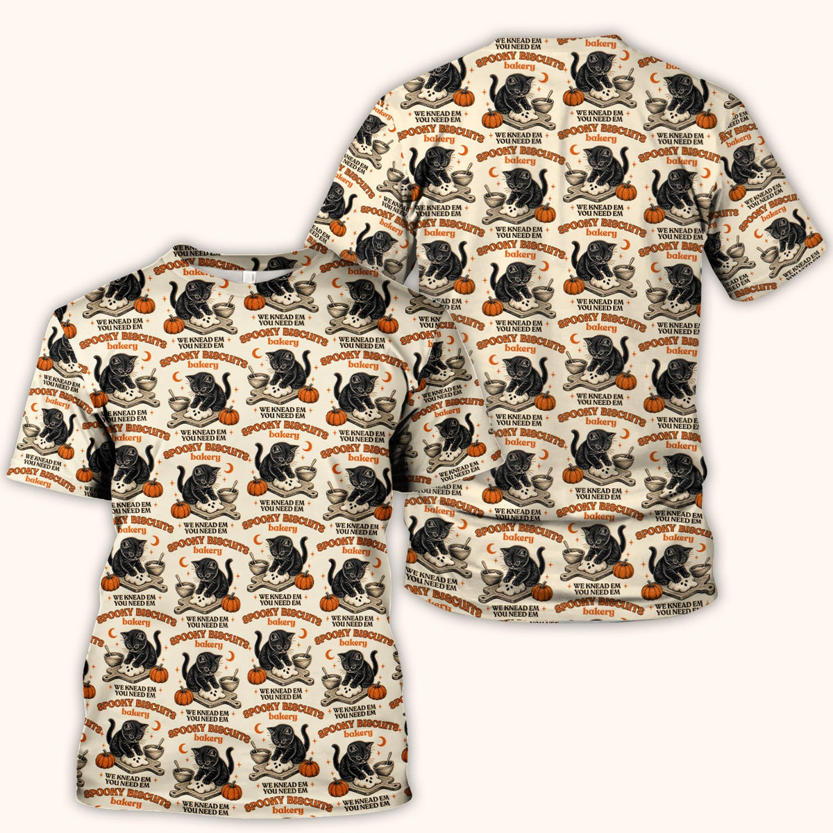 Black Cat Nurse Scrub Top - Halloween Gift