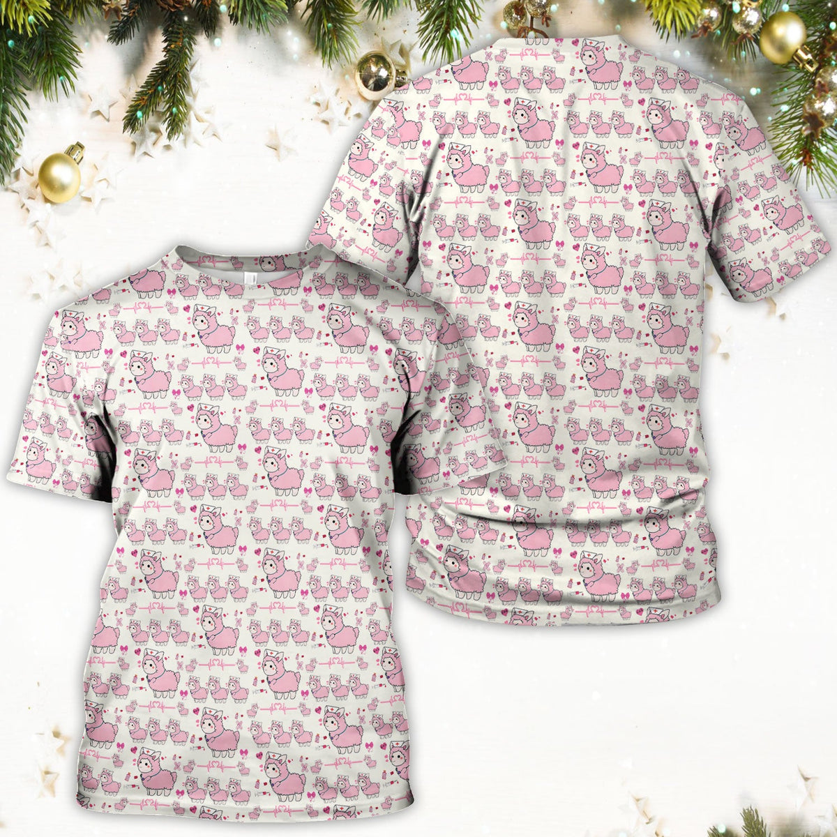 Llama Ain't Got Time For Your Drama Nurse Scrub Top