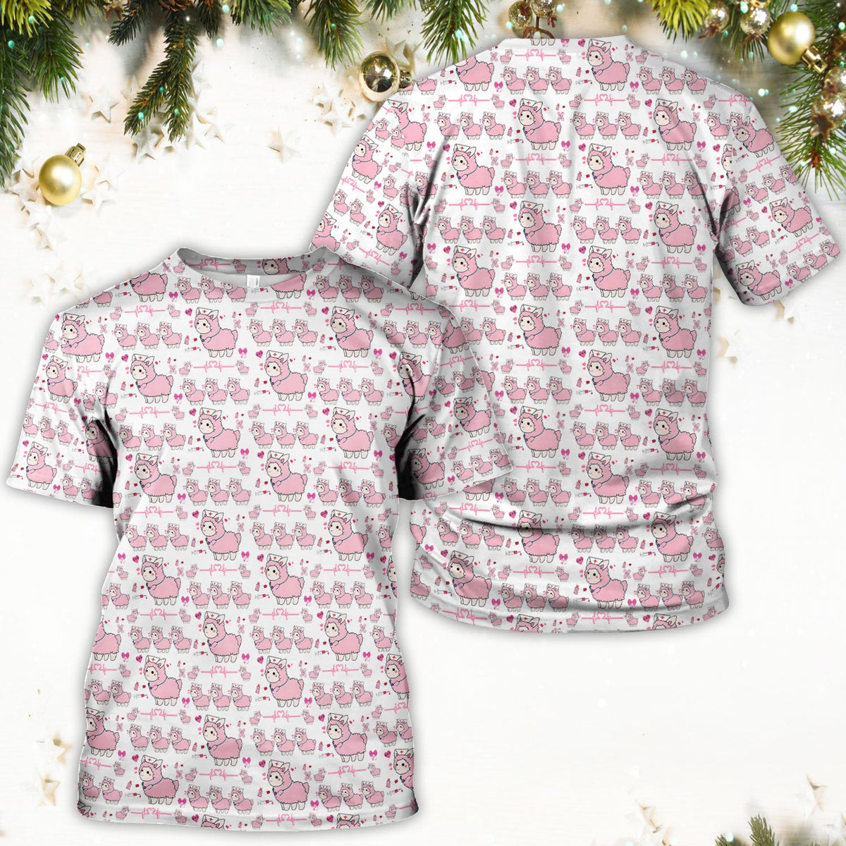 Llama Ain't Got Time For Your Drama Nurse Scrub Top