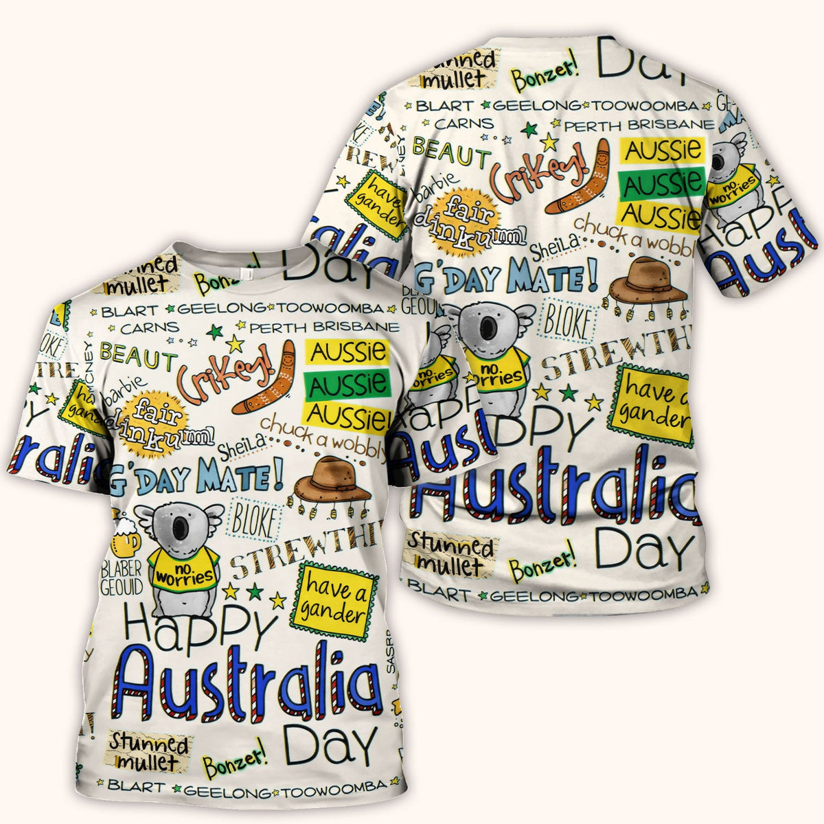 Koala Australia Nurse Scrub Top