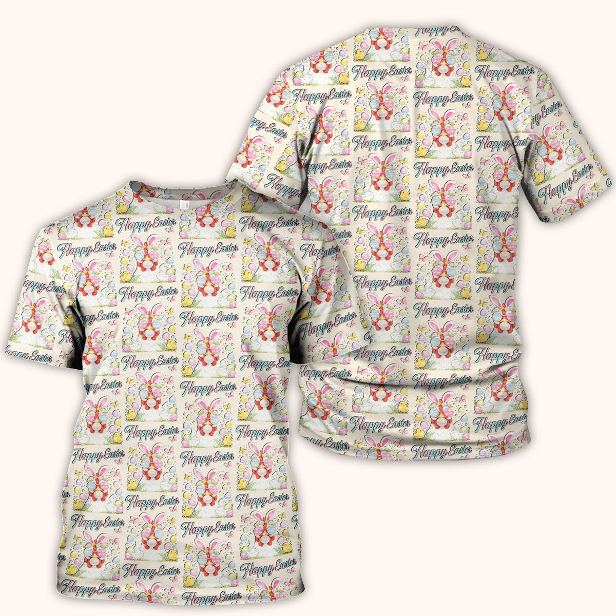 Bunny Eggs Nurse Scrub Top - Easter Gift