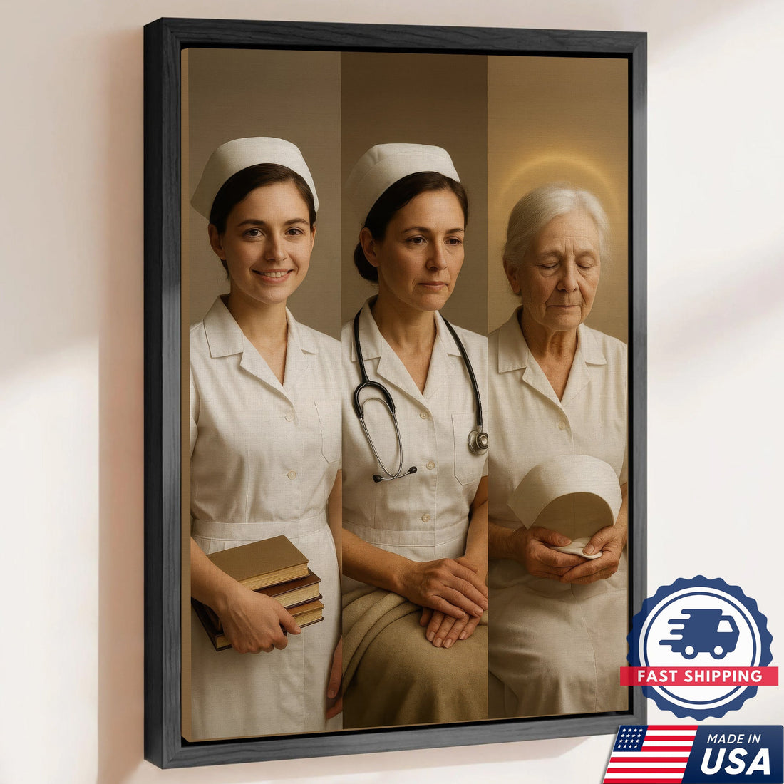 Vintage Nurse's Journey Canvas