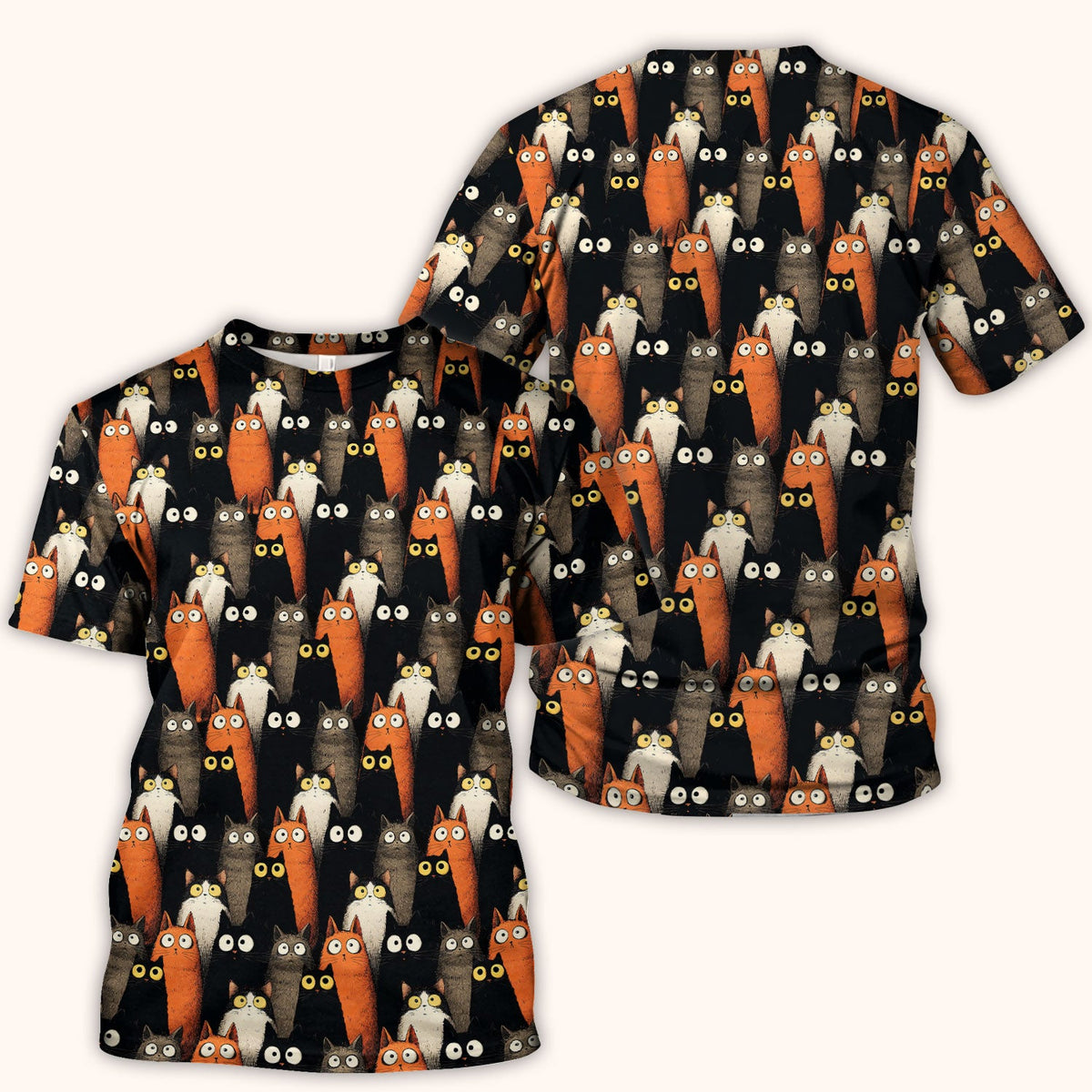 Black Cat Lover Nurse Scrub Top